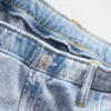 Pantalones de chándal holgados estampados con diseño de vaqueros