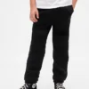 Pantalones de chándal holgados para niño con forro de sherpa