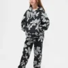 Pantalones de chándal infantiles con lazo y corte holgado