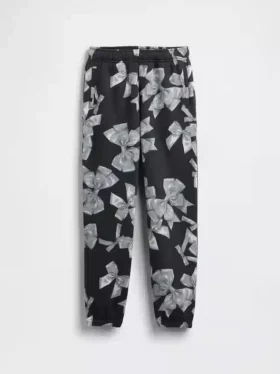 Pantalones de chándal infantiles con lazo y corte holgado