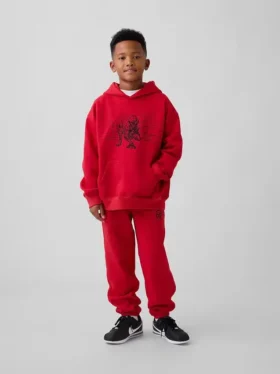 Pantalones de chándal infantiles Marvel Vintagesoft de corte holgado
