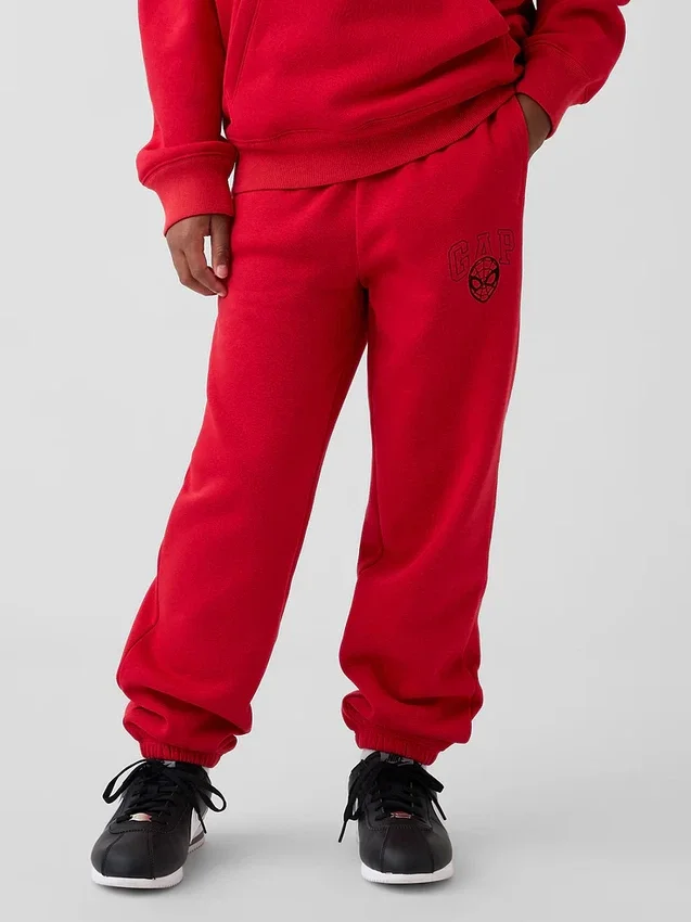Pantalones de chándal infantiles Marvel Vintagesoft de corte holgado