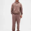 Pantalones de chándal para adulto, de tejido grueso y corte holgado, con logotipo