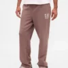 Pantalones de chándal para adulto, de tejido grueso y corte holgado, con logotipo