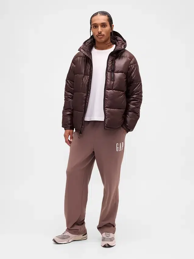 Pantalones de chándal para adulto, de tejido grueso y corte holgado, con logotipo
