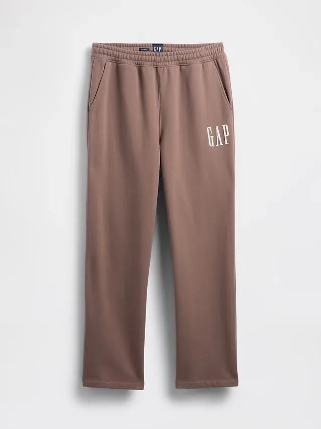 Pantalones de chándal para adulto, de tejido grueso y corte holgado, con logotipo