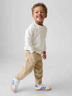 Pantalones de chándal para el día a día, sin cremallera, para Bebé y Niño