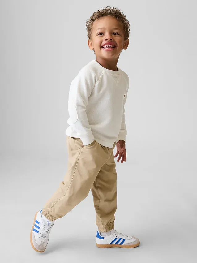 Pantalones de chándal para el día a día, sin cremallera, para Bebé y Niño