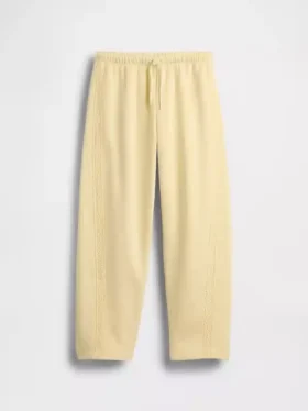 Pantalones de chándal para niño Vintagesoft de corte holgado con ribete de encaje