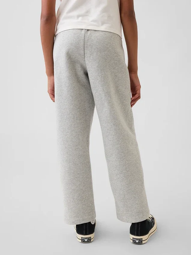 Pantalones de chándal para niño Vintagesoft de corte holgado con ribete de encaje