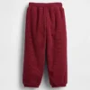 Pantalones de chándal térmicos con forro de sherpa para bebés y niños pequeños