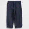 Pantalones de corte ancho a rayas ultrasuaves sin cremallera para bebés y niños pequeños