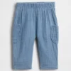 Pantalones de gasa de algodón para bebé con el oso Brannan