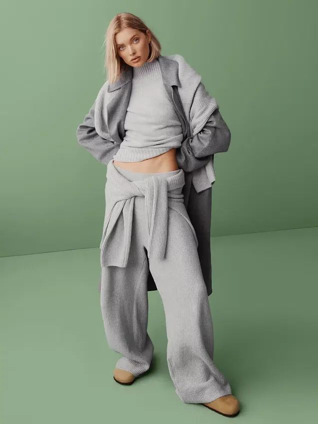 Pantalones de jersé «CashSoft» con punto Shaker