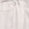 Pantalones de pierna ancha de lino y algodón