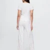 Pantalones de pijama cortos de punto calado