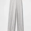 Pantalones de pijama cortos de punto calado