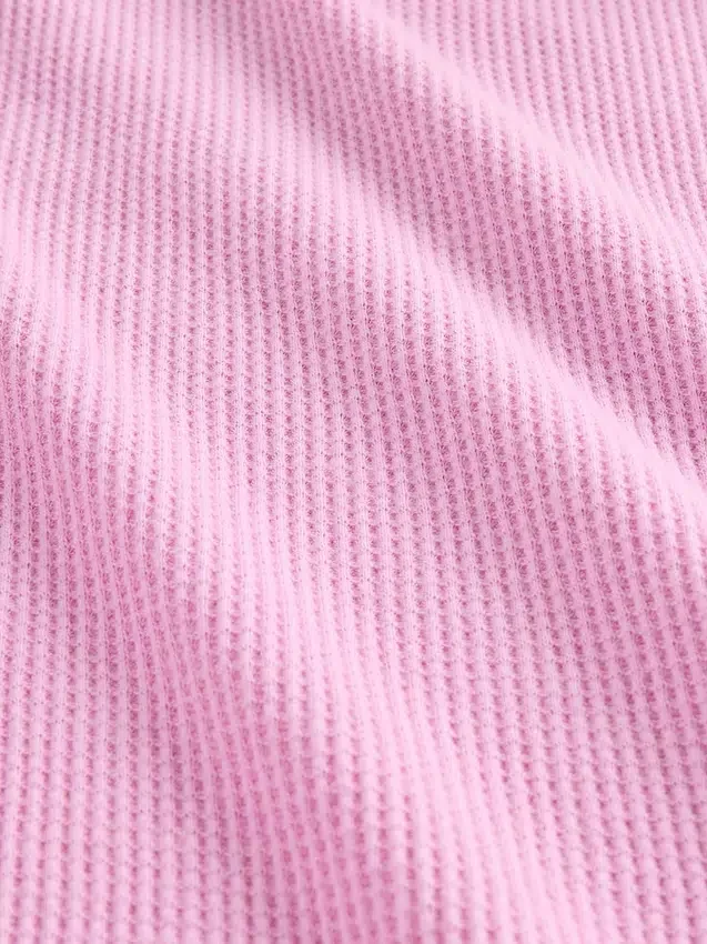 Pantalones de pijama de corte ancho con tejido de gofre