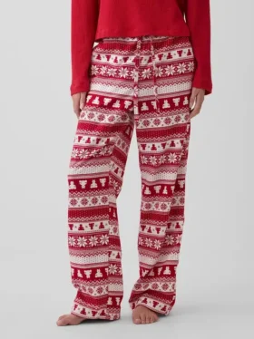 Pantalones de pijama de franela para adultos, de tacto muy suave