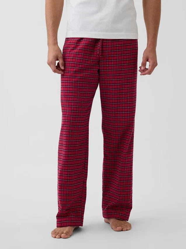 Pantalones de pijama de franela para adultos, de tacto muy suave