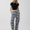 Pantalones de pijama de franela para adultos, de tacto muy suave