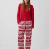 Pantalones de pijama de franela para adultos, de tacto muy suave