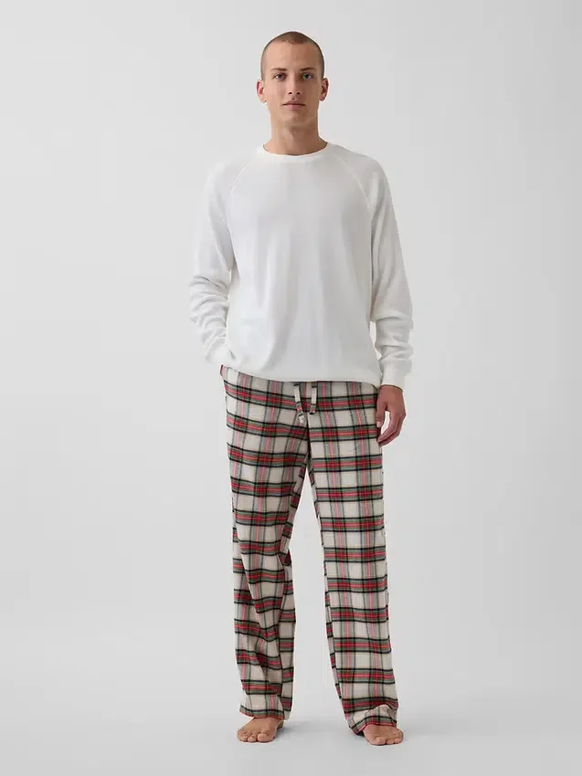 Pantalones de pijama de franela para adultos, de tacto muy suave
