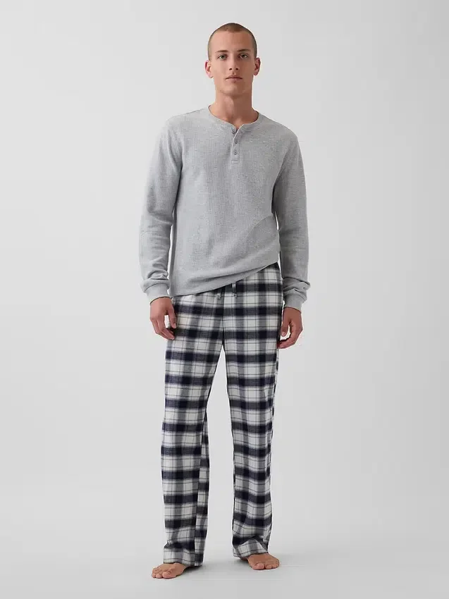Pantalones de pijama de franela para adultos, de tacto muy suave