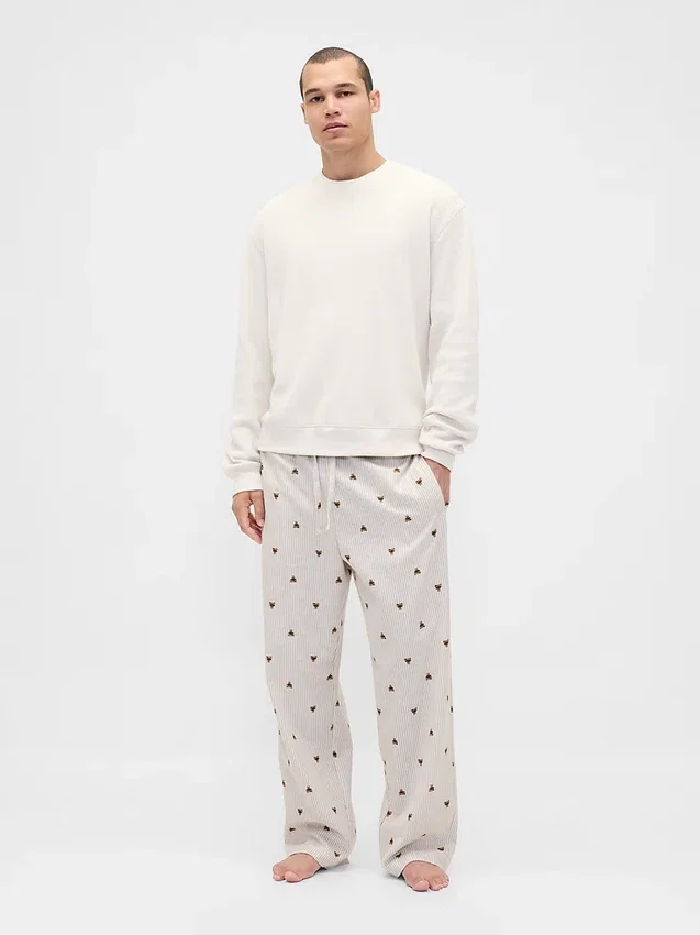 Pantalones de pijama de franela para adultos, de tacto muy suave