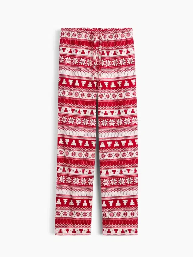 Pantalones de pijama de franela para adultos, de tacto muy suave