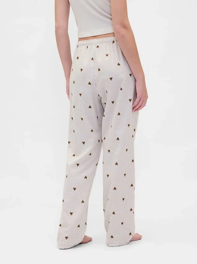 Pantalones de pijama de franela para adultos, de tacto muy suave