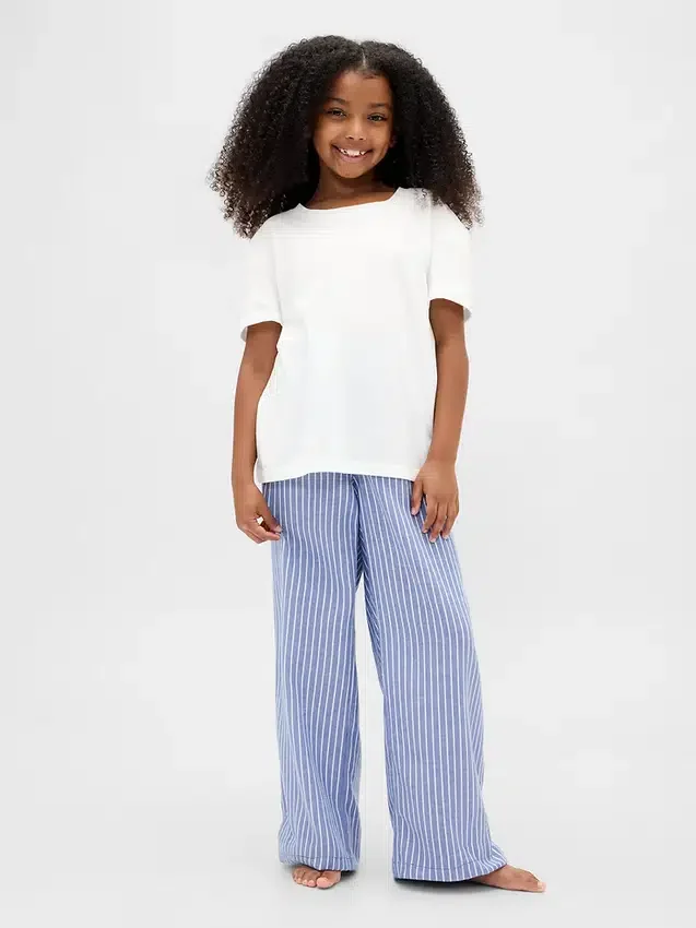 Pantalones de pijama de franela reciclada para niños