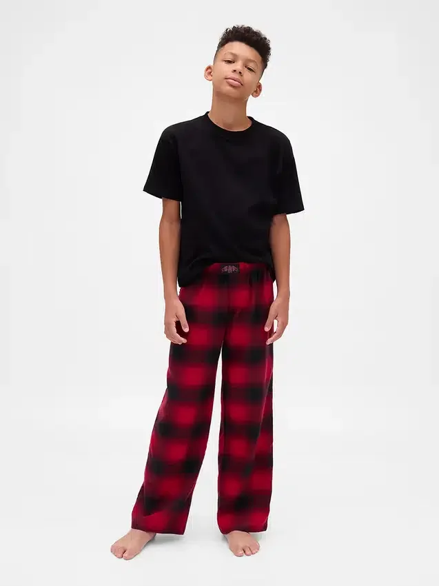 Pantalones de pijama de franela reciclada para niños de Stranger Things