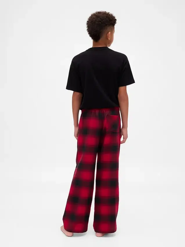Pantalones de pijama de franela reciclada para niños de Stranger Things