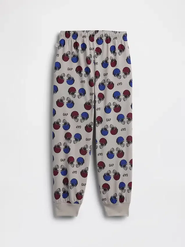 Pantalones de pijama de fútbol con logotipo reciclados para niños