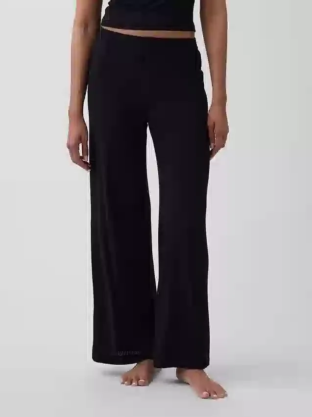 Pantalones de pijama de modal acanalado supersuaves