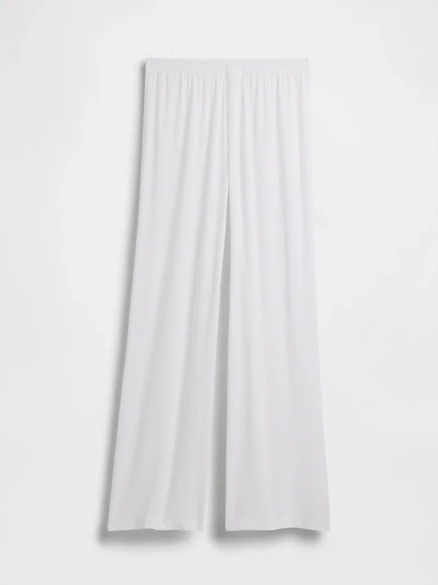 Pantalones de pijama de modal acanalado supersuaves