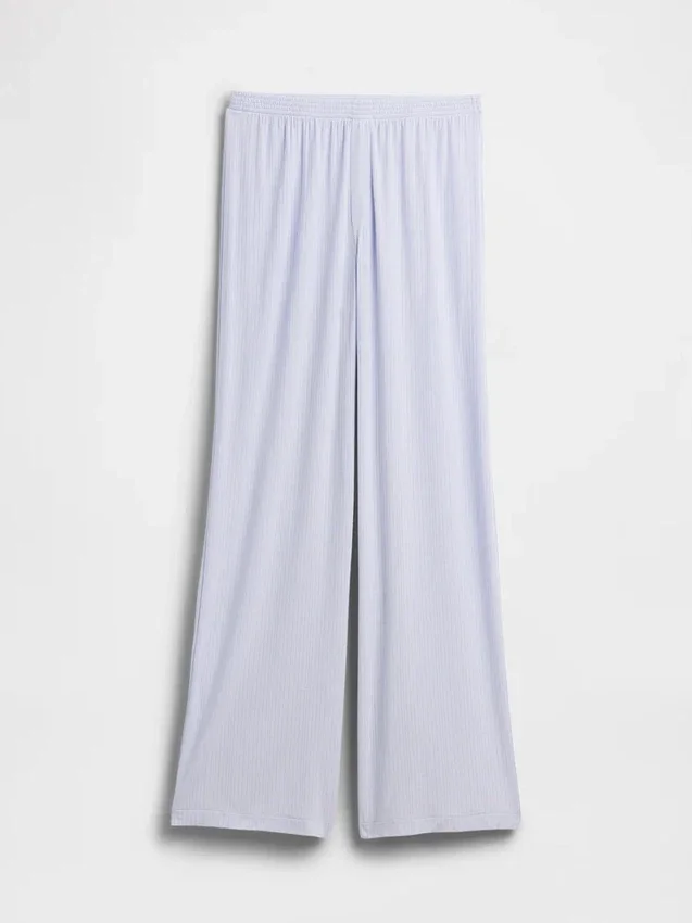 Pantalones de pijama de modal acanalado supersuaves