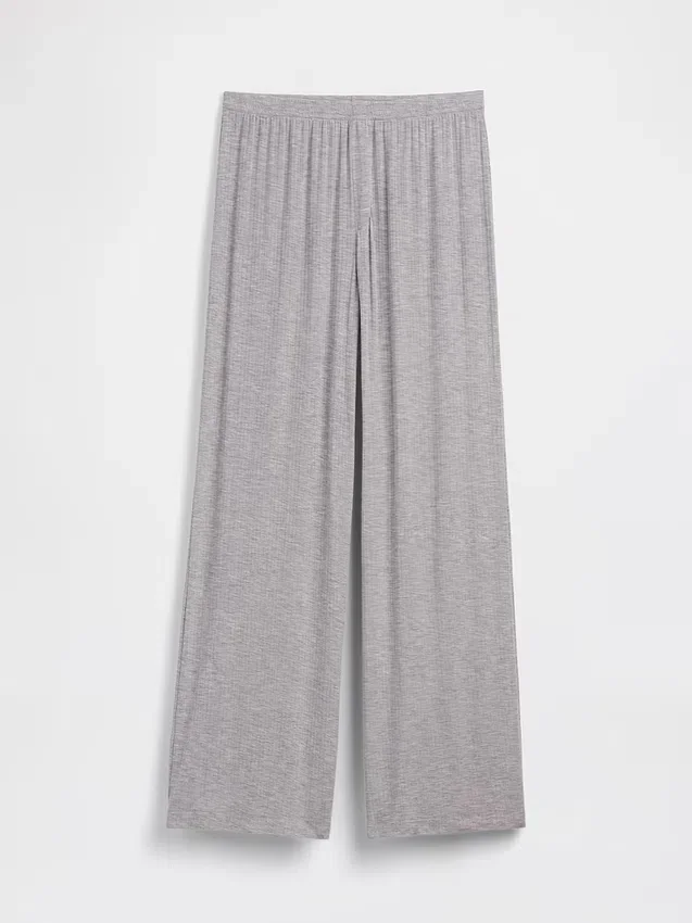 Pantalones de pijama de modal acanalado supersuaves