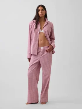Pantalones de pijama de popelín