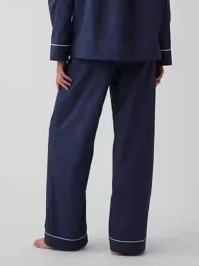 Pantalones de pijama de popelín