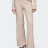 Pantalones de punto CashSoft con canalé ancho