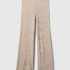 Pantalones de punto CashSoft con canalé ancho