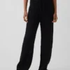 Pantalones de punto de ganchillo 100 % algodón