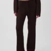 Pantalones de punto de ganchillo 100 % algodón