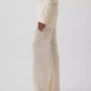 Pantalones de punto de ganchillo 100 % algodón