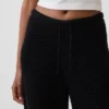 Pantalones de punto de ganchillo 100 % algodón