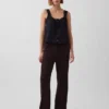 Pantalones de punto de ganchillo 100 % algodón