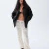 Pantalones de punto de ganchillo 100 % algodón