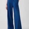 Pantalones de punto de pierna ancha
